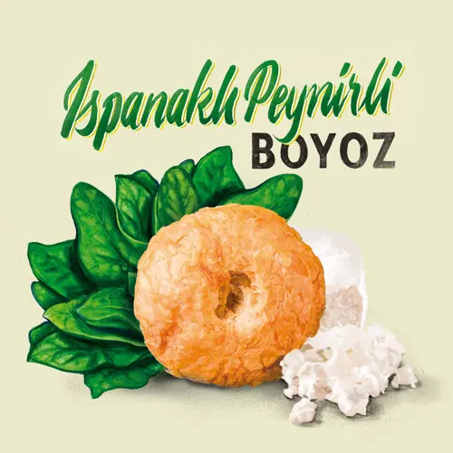 Ispanaklı Peynirli Boyoz