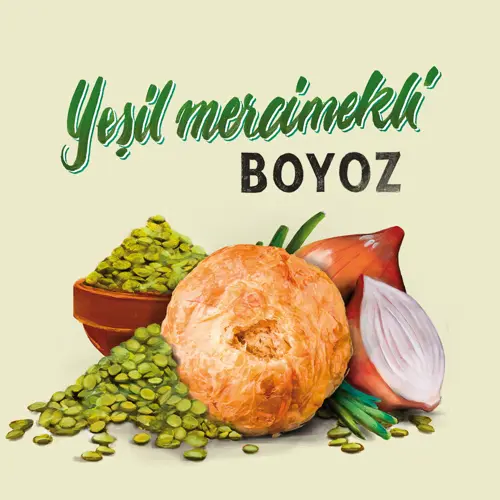 Yeşil Mercimekli Boyoz
